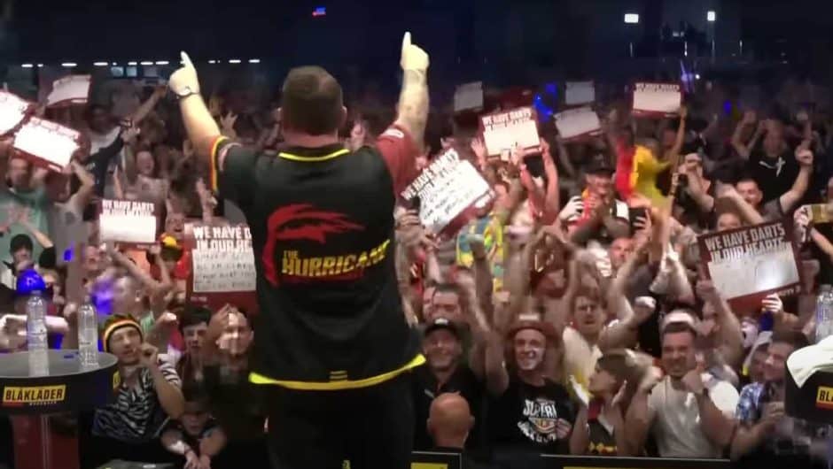 Gratis livestream Kim Huybrechts tegen Adrian Lewis